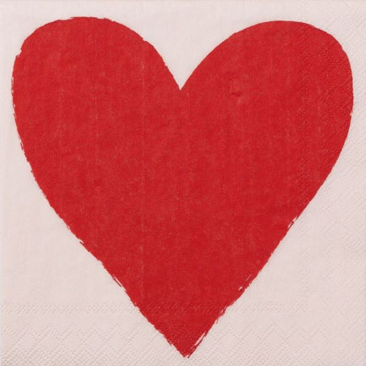 Cocktailservietten "Herz" - Räder