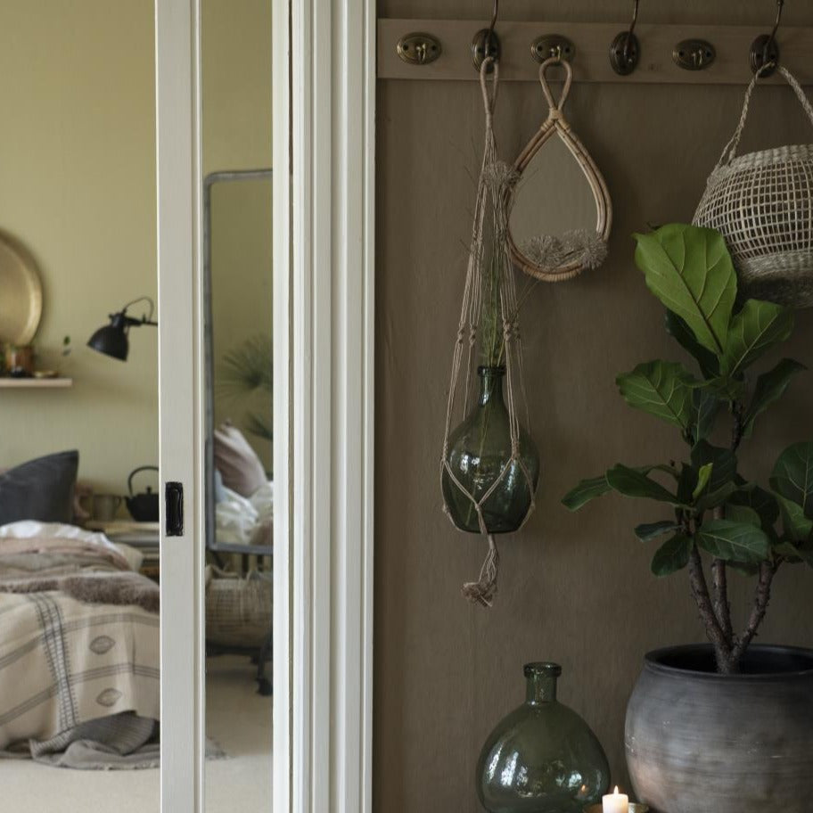 Glasballon grünes Glas mundgeblasen - Ib Laursen