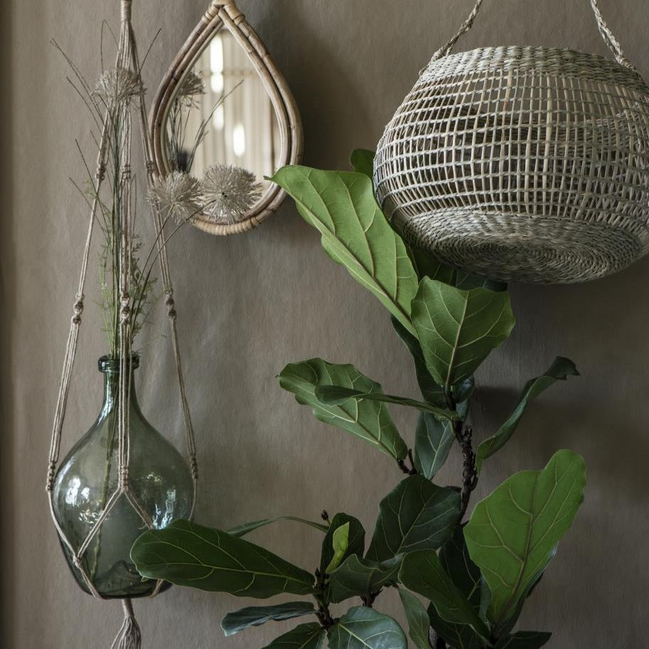 Glasballon grünes Glas mundgeblasen - Ib Laursen