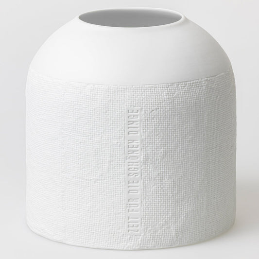 Formsprache Vase "Zeit für die schönen Dinge" - Räder