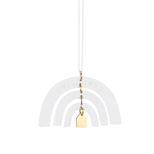 Kleiner Regenbogen Haus "Sweet home" - Räder