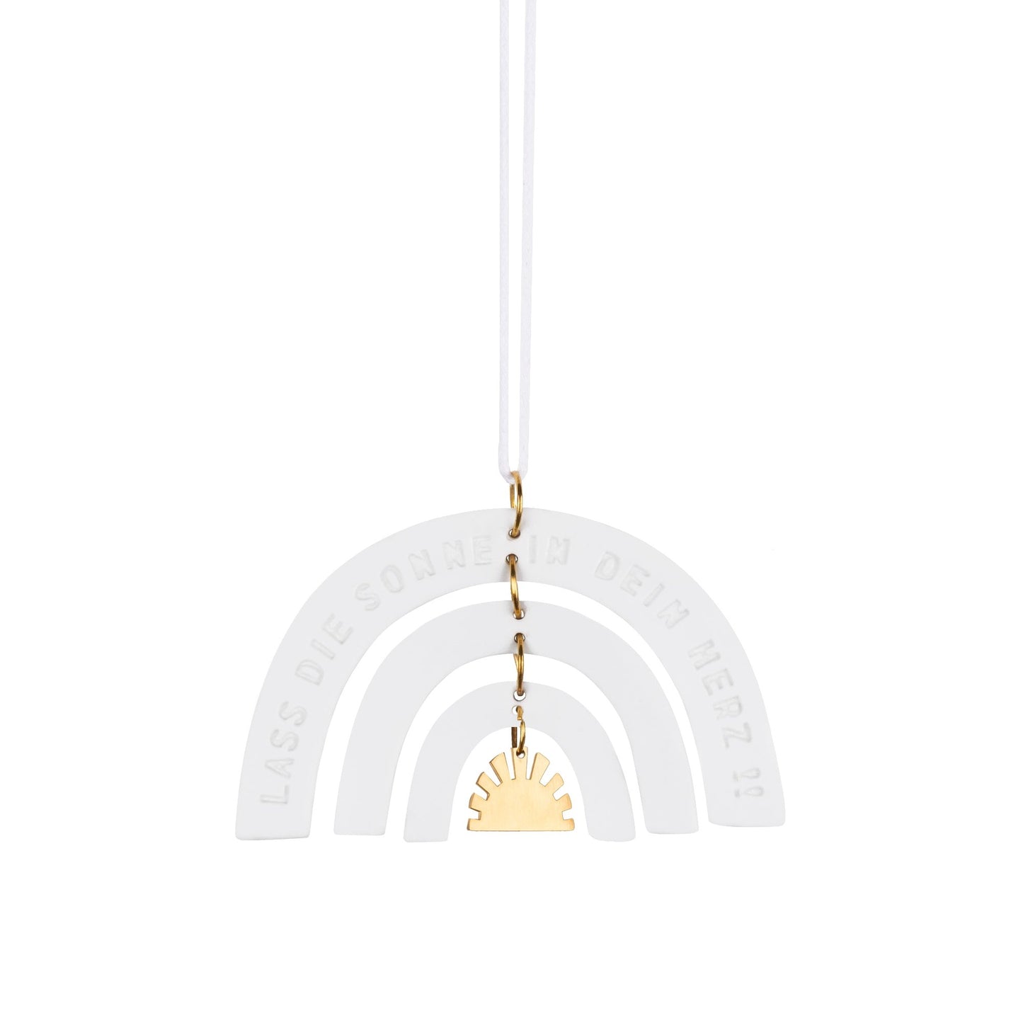 Kleiner Regenbogen Sonne "In dein Herz" - Räder