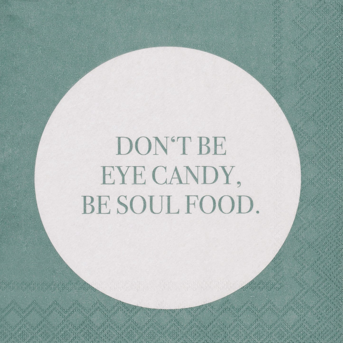 Cocktailserviette "Don't be eyecandy" - Räder