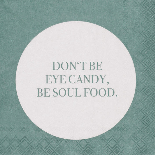 Cocktailserviette "Don't be eyecandy" - Räder