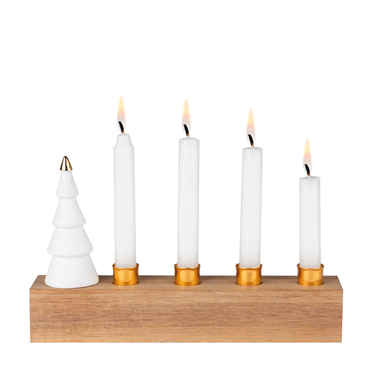 Adventstanne "Kerzenhalter" - Räder