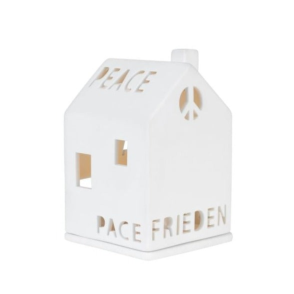 Lichthaus "Frieden, Peace" – mehrsprachig - Räder