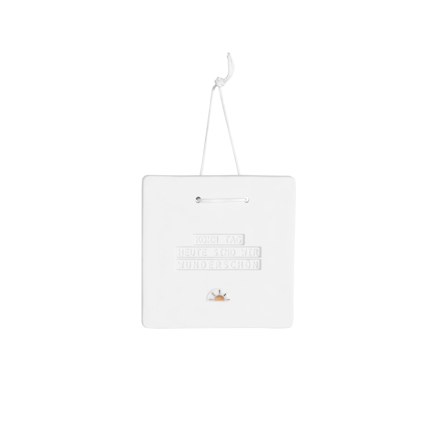 Poesiefliese "Komm Tag heute sind wir wunderschön" - Räder