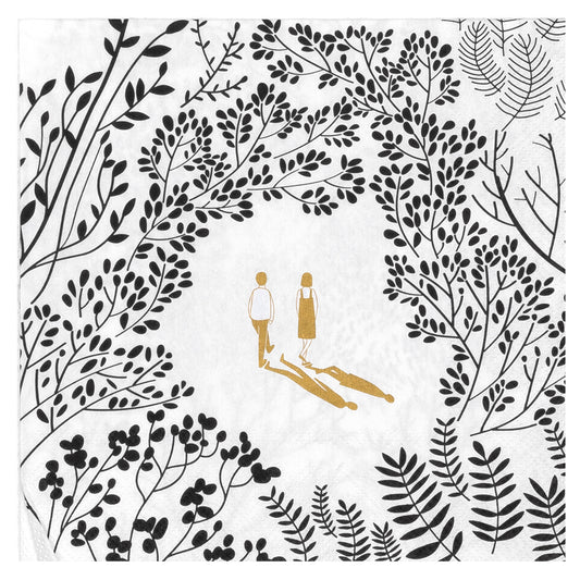 Lunchservietten "Parkspaziergang" - Räder