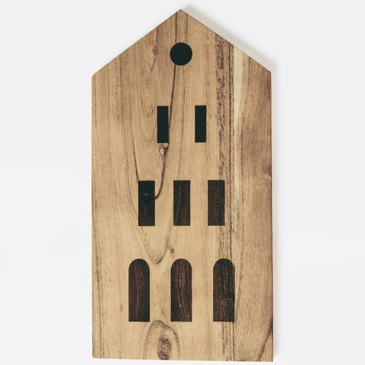 Schneidebrett "Stadthaus" - Räder