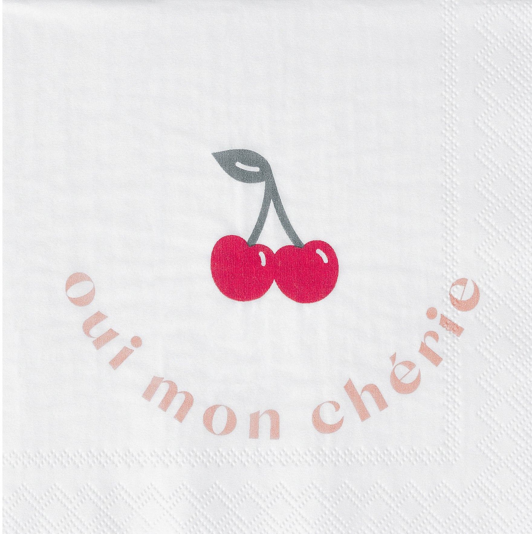 Cocktailserviette "Oui ma chérie" - Räder