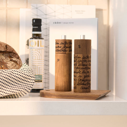 Häppchenweise Pfeffermühle- Räder