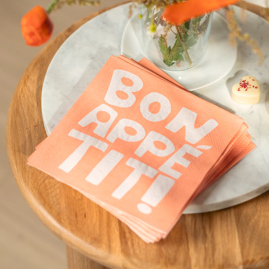 Lunchservietten "Bon Appetit" - Räder
