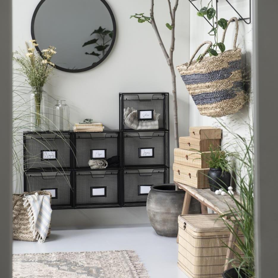 Zeitschriftenhalter für Wand mit 2 Fächern - Ib Laursen