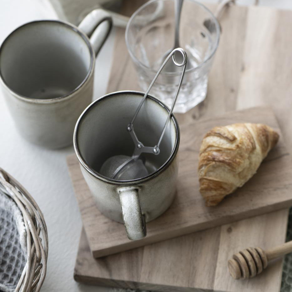 Servierbrett mit Getränkehalter Akazienholz - Ib Laursen