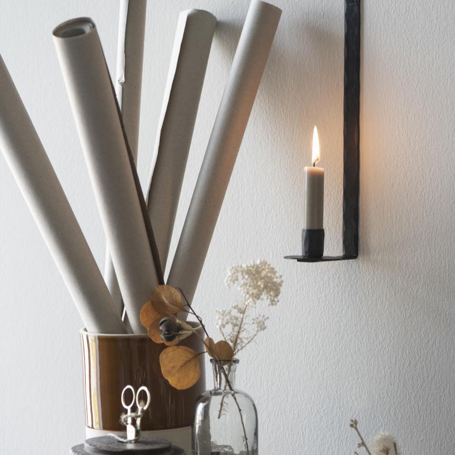 Stabkerze sand rustikal 5er Set - Ib Laursen