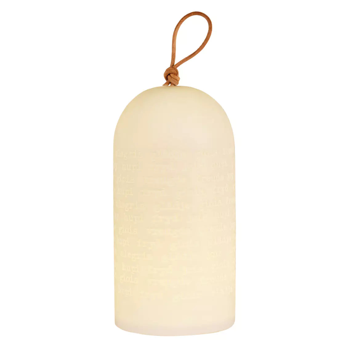 LED Poesielampe "Freude" - Räder