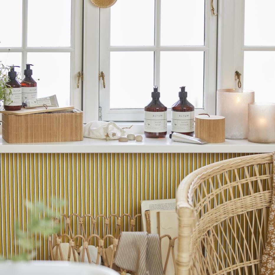 Schachtelsatz mit Bambusdeckel rund - Ib Laursen