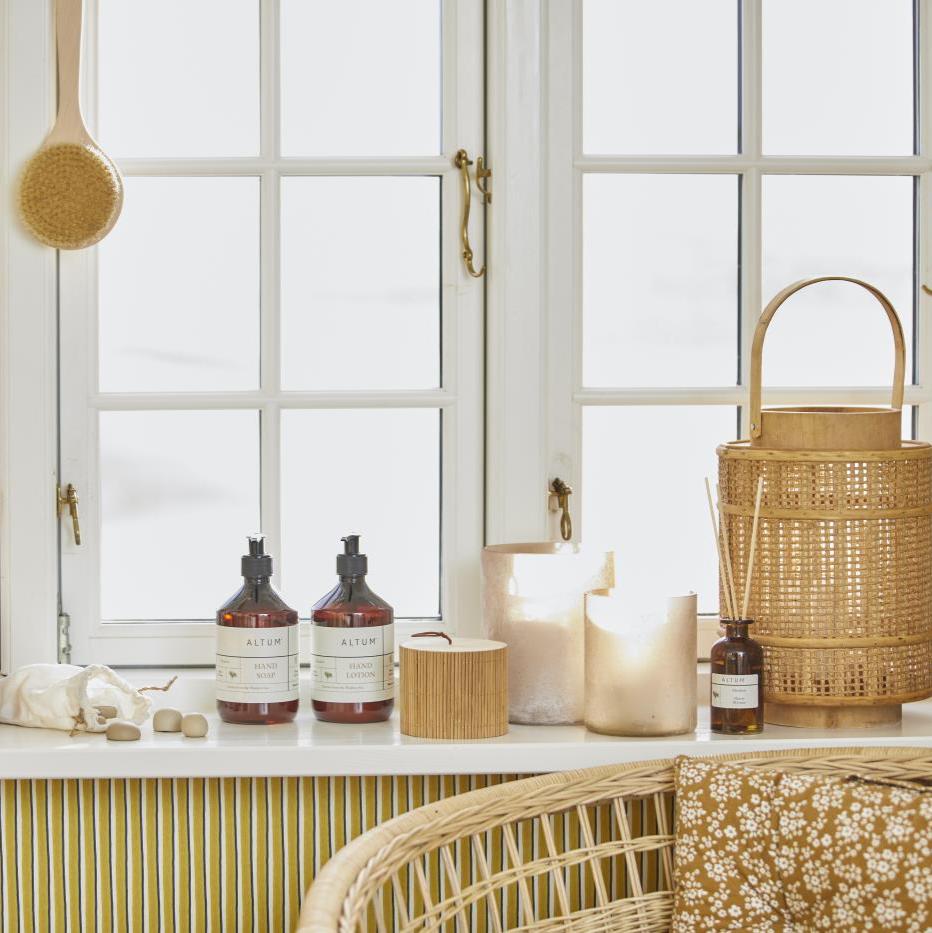 Schachtelsatz mit Bambusdeckel rund - Ib Laursen