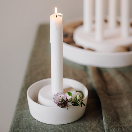 Kerzenhalter Valltorp weiß - Storefactory