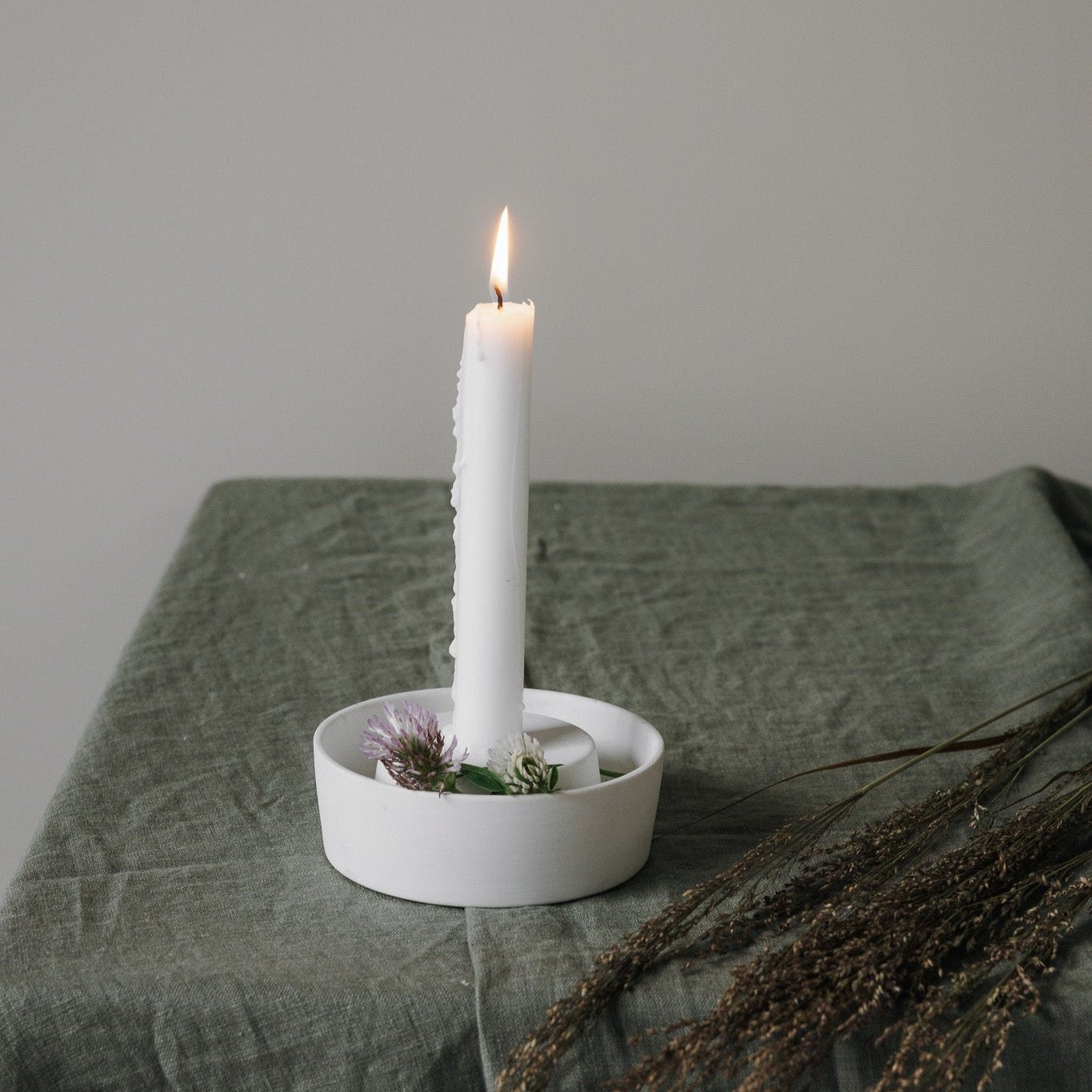 Kerzenhalter Valltorp weiß - Storefactory