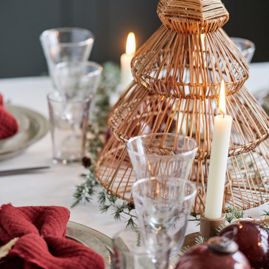 Stabkerze elfenbein rustikal Ø:2,2 - Ib Laursen