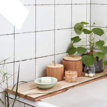 Schachtelsatz mit Bambusdeckel rund - Ib Laursen