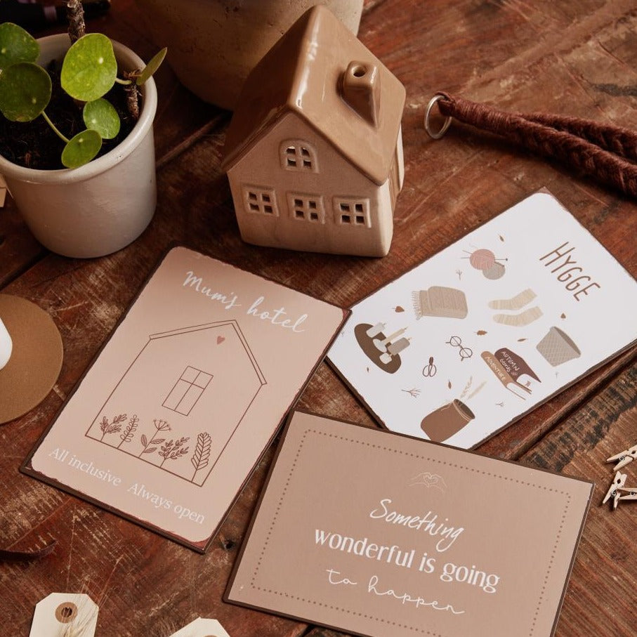 Metallschild "Hygge" - Ib Laursen