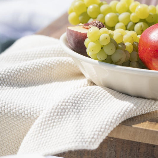 Handtuch Mynte latte gestrickt - Ib Laursen