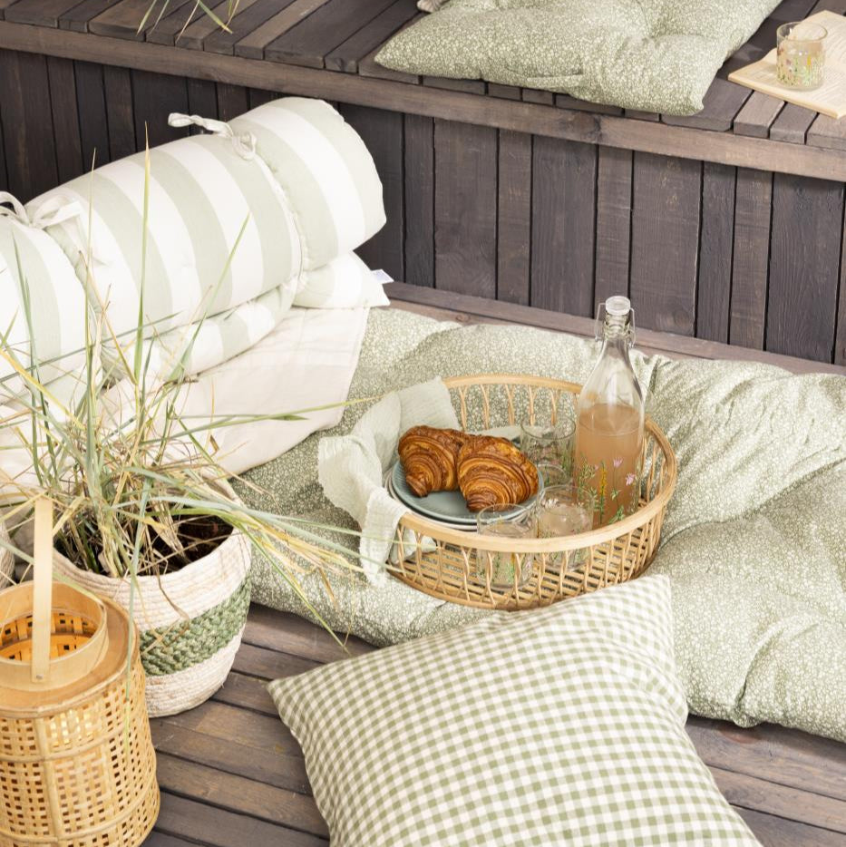 Stoffserviette doppelt gewebt hellgrün - Ib Laursen