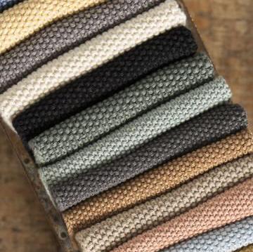 Spüllappen Mynte pure black gestrickt - Ib Laursen