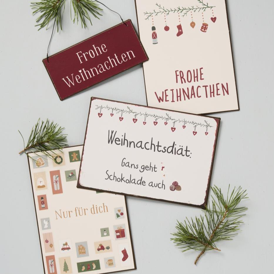 Metallschild "Nur für dich" - Ib Laursen