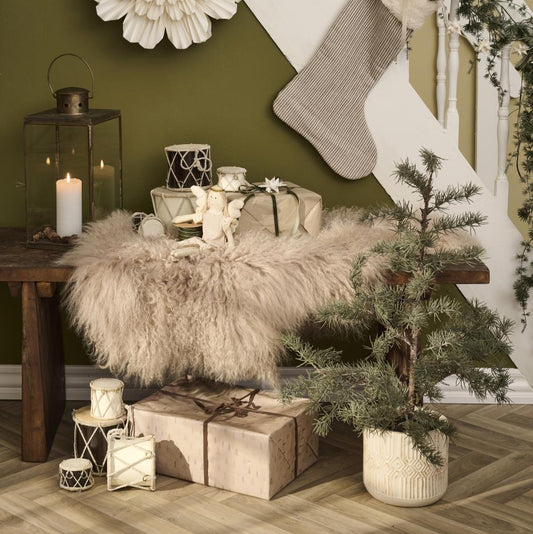 Zedernbaum künstlich mit Plastiktopf klein - Ib Laursen