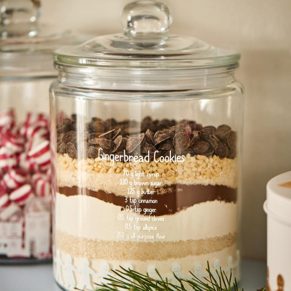 Glaskrug Lebkuchenpärchen mit Rezept klein - Ib Laursen