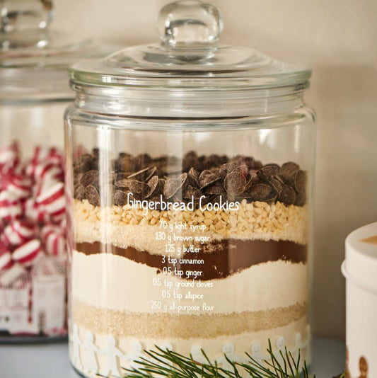 Glaskrug Lebkuchenpärchen mit Rezept klein - Ib Laursen