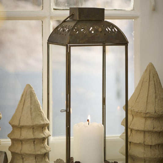 Laterne Alexander mit Muster im Dach - Ib Laursen