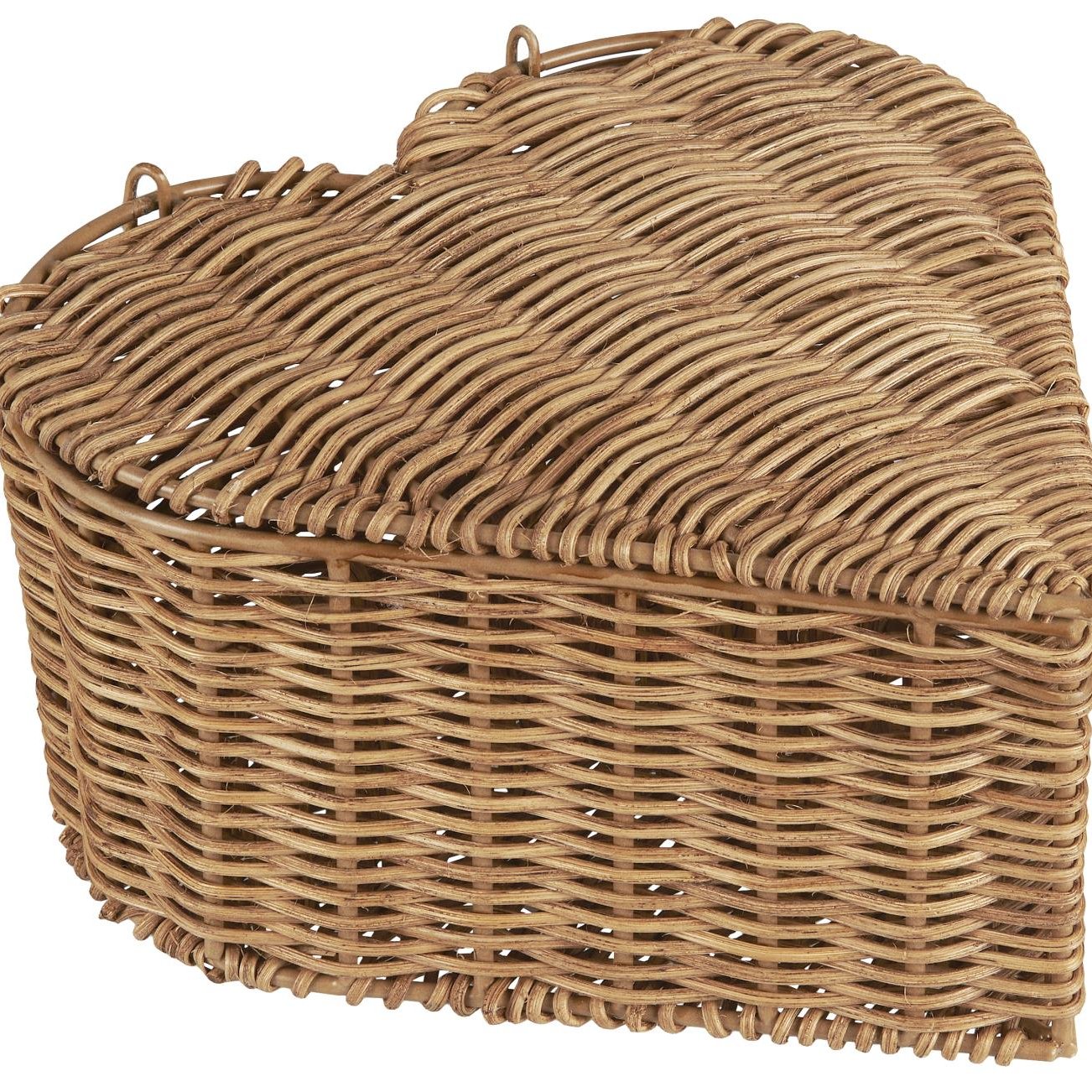 Herzkorb mit 4 Fächern Cane - Ib Laursen