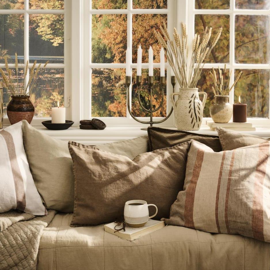 Tasse Agneta mit mustard Muster - Ib Laursen