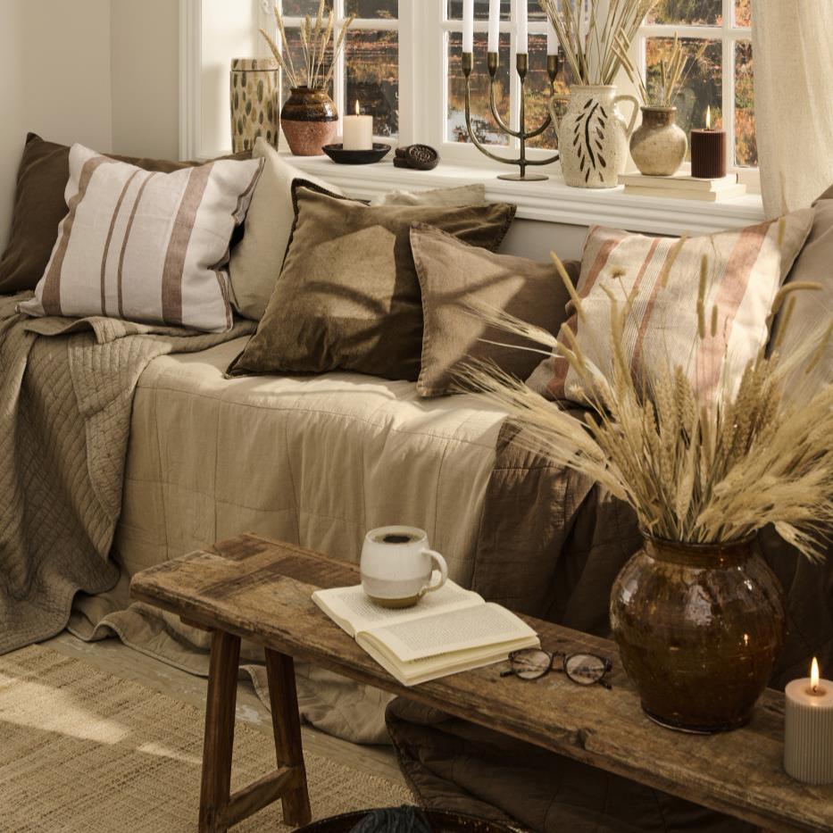 Tasse Agneta mit mustard Muster - Ib Laursen