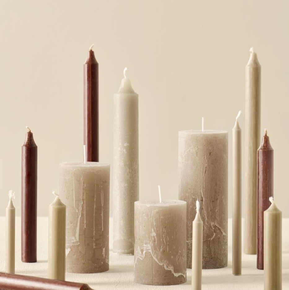 Rustikale Kerze leinen klein - Ib Laursen