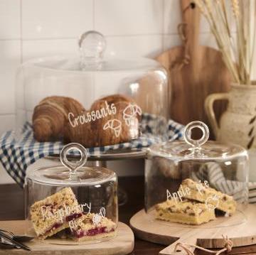 Glasglocke für Tortenplatte - Ib Laursen