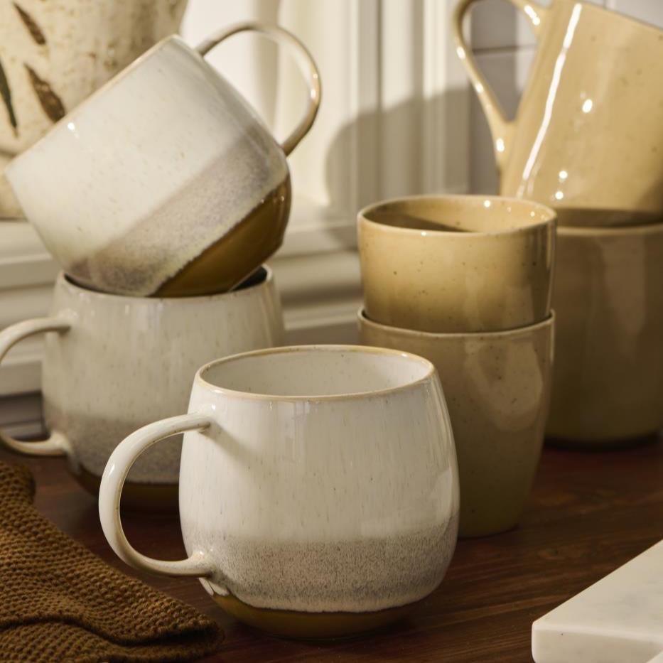 Tasse Agneta mit mustard Muster - Ib Laursen