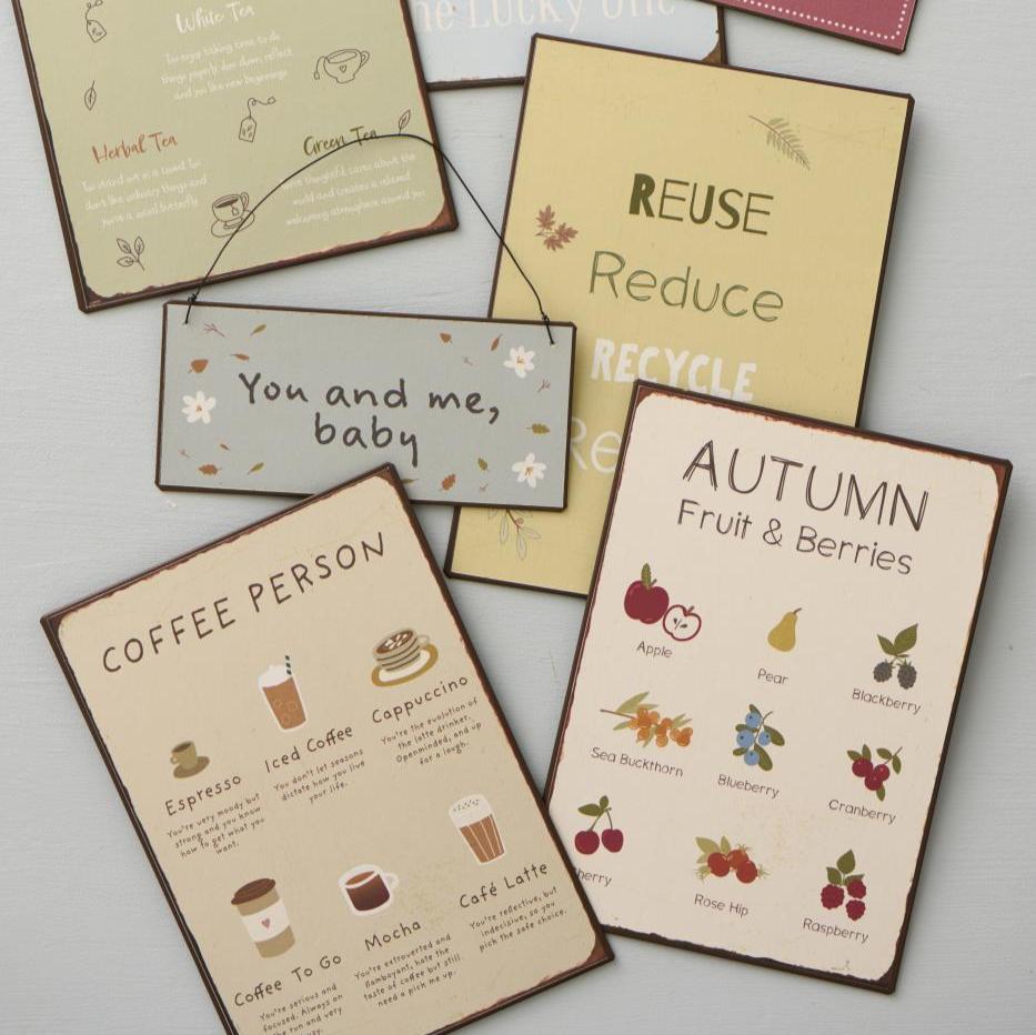 Metallschild "Coffee Person" - Ib Laursen