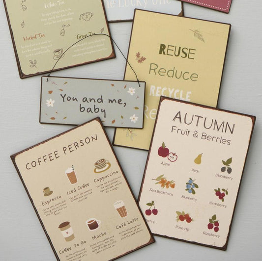 Metallschild "Coffee Person" - Ib Laursen