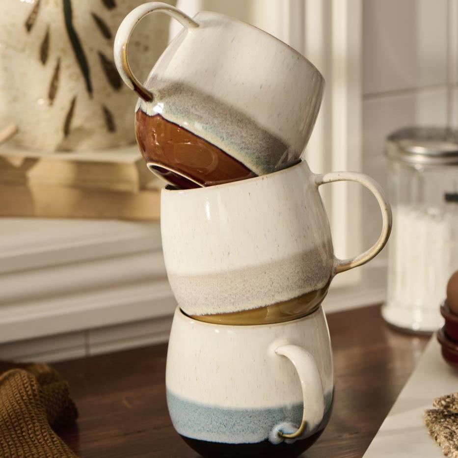 Tasse Agneta mit mustard Muster - Ib Laursen