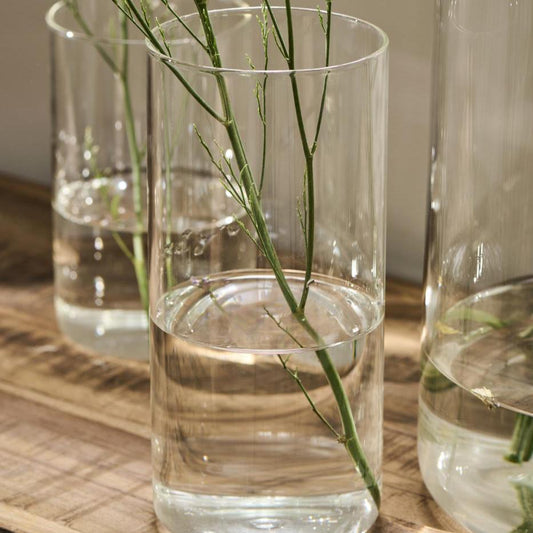 Glasvase zylindrisch Florum mittel - Ib Laursen