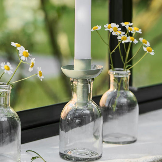 Kerzenhalter Flaschenstecker hellgrün - Ib Laursen