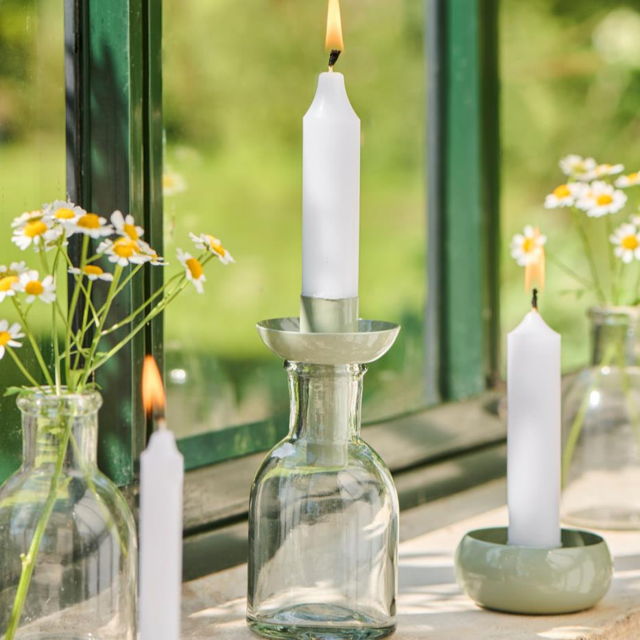 Kerzenhalter Flaschenstecker hellgrün - Ib Laursen