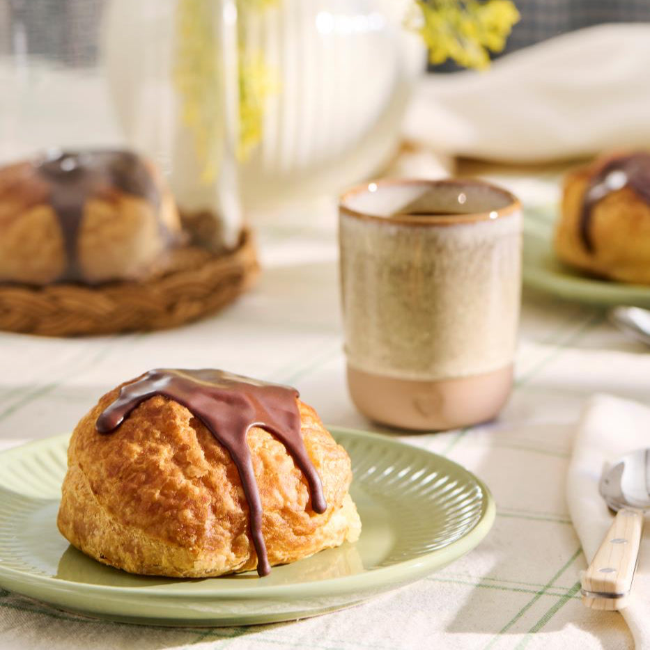 Becher natur Heart mattbrauner Ton - Ib Laursen