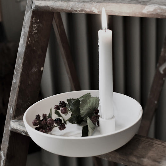 Kerzenständer groß weiß Lidatorp - Storefactory