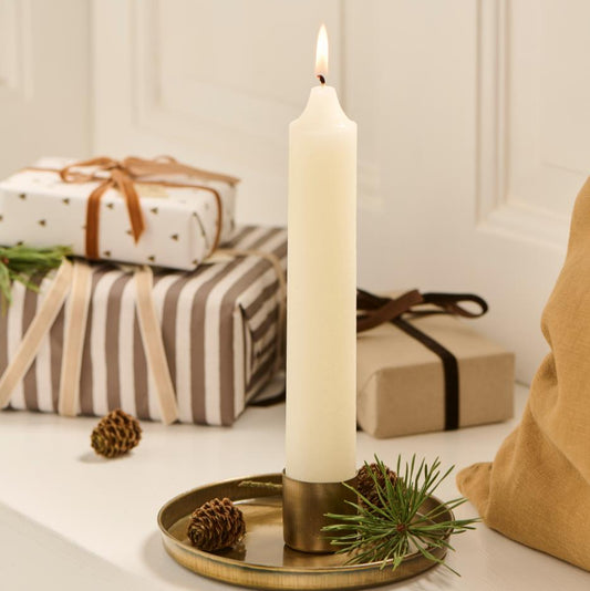 Rustikale Kerze XXL weiß - Ib Laursen